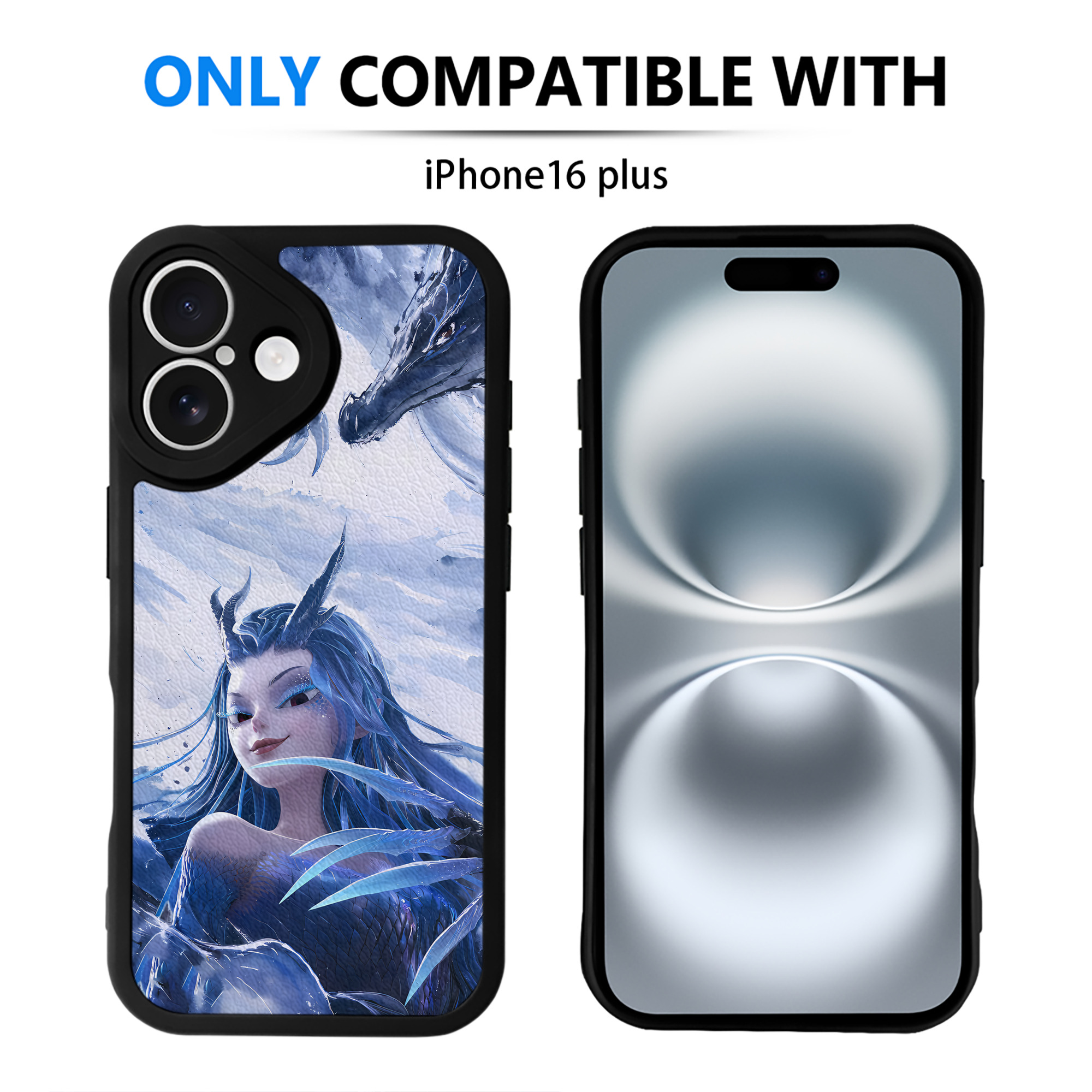 （画像用） Ne Zha 2 ナタ 魔童の大暴れ 【iPhone 16シリーズ対応】シリコンスマホケース（レザー調） 材質：シリコン